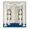 Beistle 72' White Elite Collection Wedding Celebration Canopy Hanging Decoration
